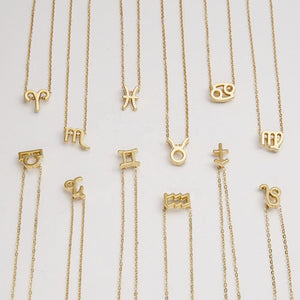 MIZODIA GOLD ZODIAC PENDANT - 30% Offer